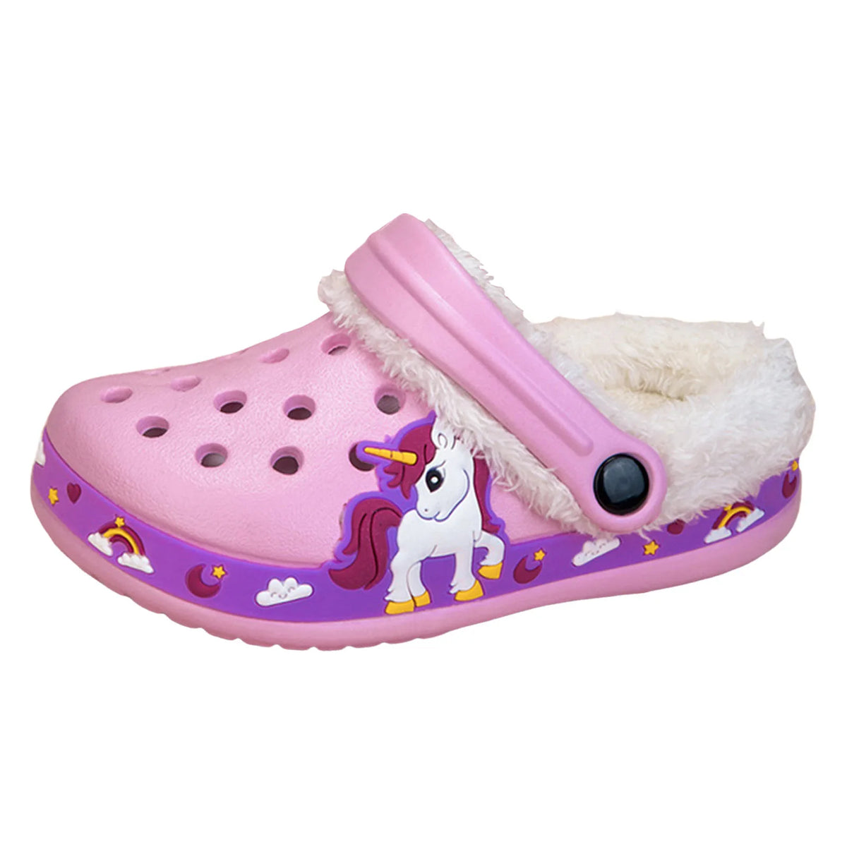 Zuecos de EVA con punta cerrada para niños, con dibujos animados, para verano, antideslizantes, con suela suave y transpirable, para bebés, niños y niñas, para interiores, exteriores y playa.