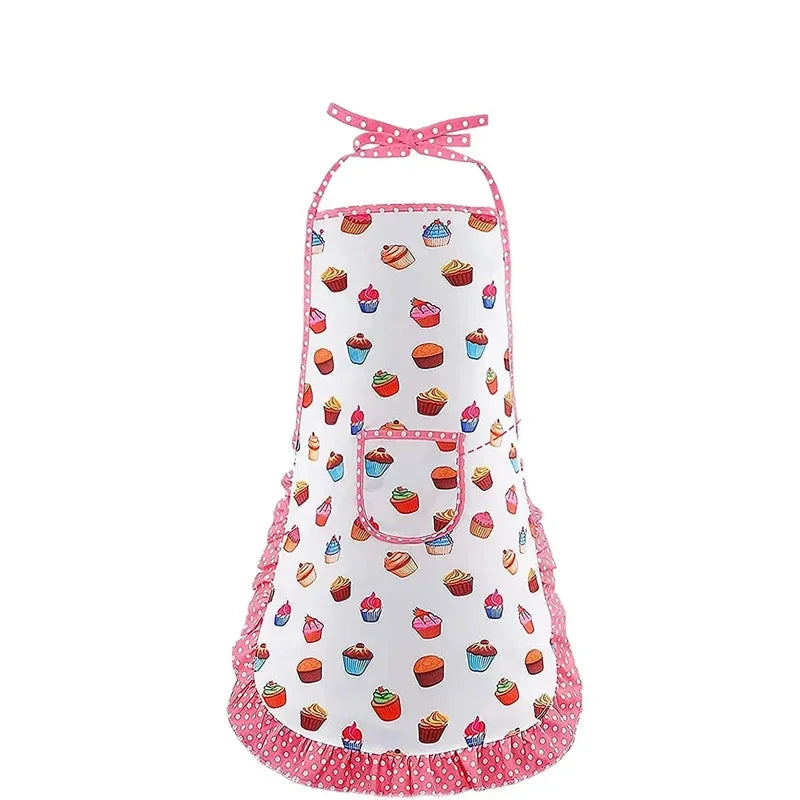 Juguetes de cocina para hornear, juego de simulación, herramientas de cocina, delantal de Chef para niñas pequeñas, disfraz rosa, juguetes educativos de vestir, regalo