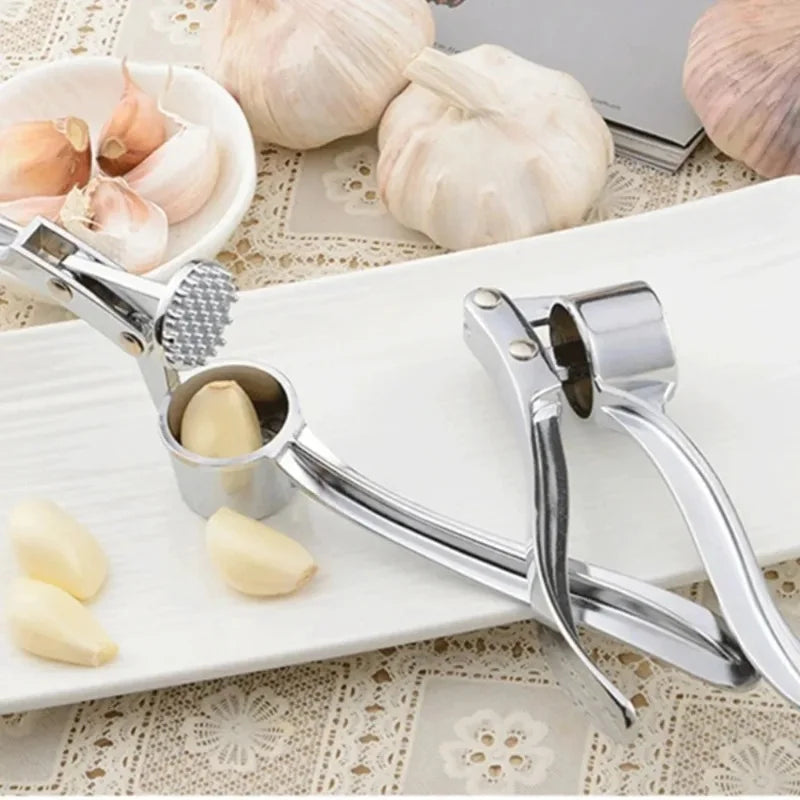 Molinillo de ajo de aleación de aluminio para cocina, extrusora, prensa manual, herramientas de molienda, herramientas pequeñas de cocina