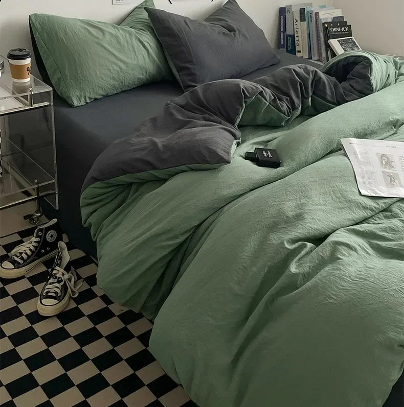 Juegos de edredón de cama, funda nórdica, sábanas con funda de almohada, juego de ropa de cama para cama Queen/King, edredones de cama