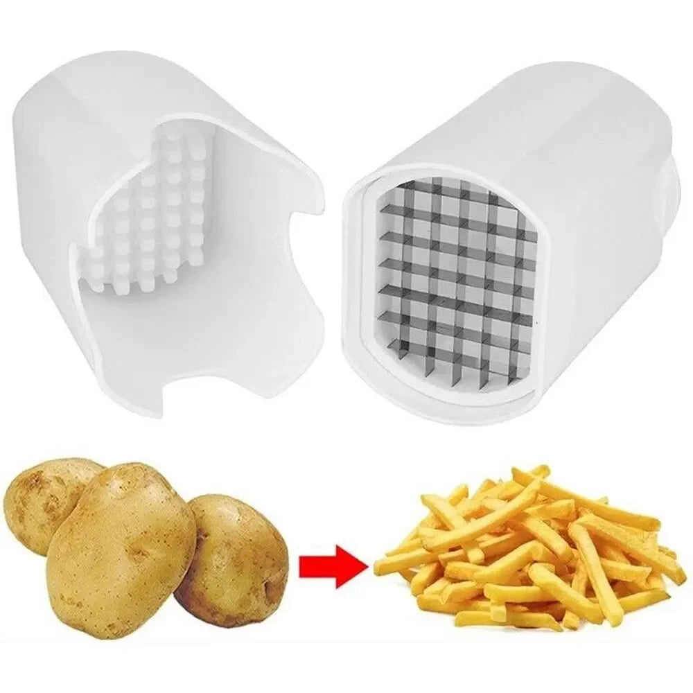 Cortador de patatas fritas de corte rápido Natural, herramienta para cortar verduras y verduras, 1 piezas