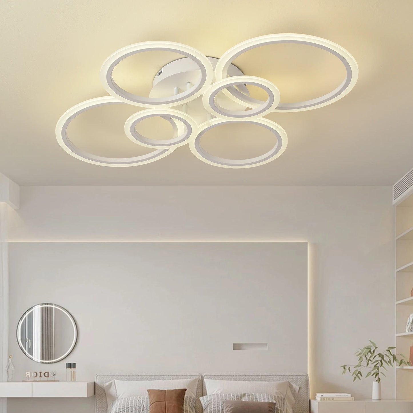 Lámpara de techo LED moderna, iluminación para el hogar, sala de estar, estudio, dormitorio, iluminación interior, lámparas de decoración