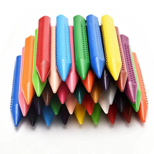 Crayón de cera de 12 colores, no se sucia las manos, crayones lavables, dibujo, pintura, palos de crayón, crayones de cera de colores, suministro de arte