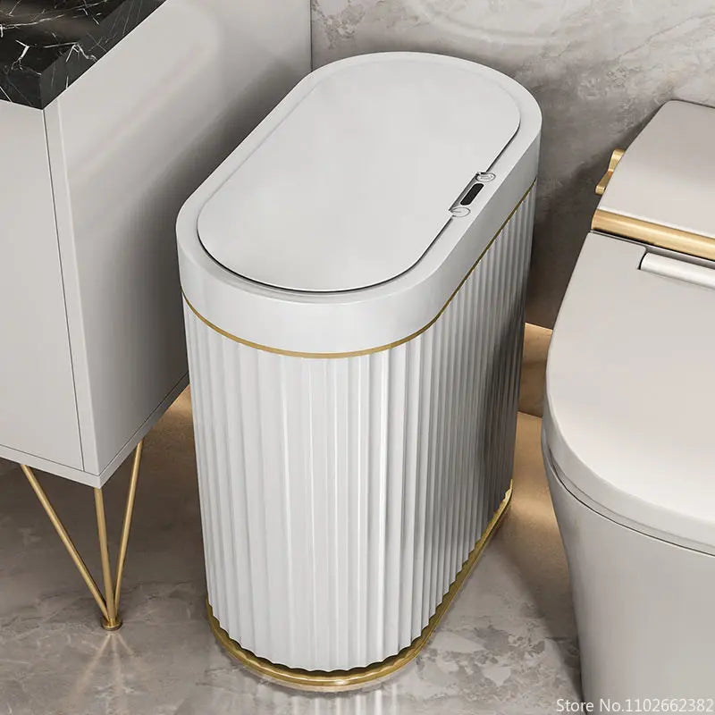 Cubo de basura inteligente para el hogar, papelera electrónica automática con Sensor inteligente de 7 y 9 litros, para cocina y baño, bote de basura inteligente