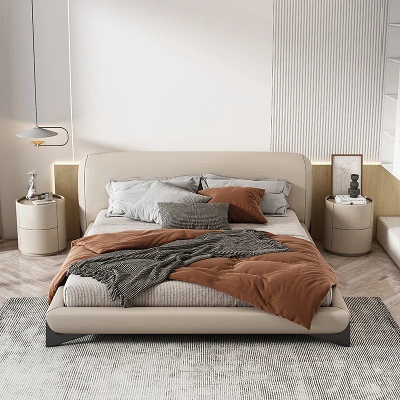 Gabinete lateral para sofá de sala de estar, mesita de noche redonda creativa de madera maciza, nuevo gabinete de almacenamiento para dormitorio pequeño y moderno y sencillo