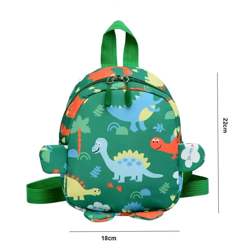 Mochilas bonitas de dinosaurio de dibujos animados para bebé, mochila escolar para guardería, mochilas escolares para niños y niñas, mochila ajustable con animales para chico