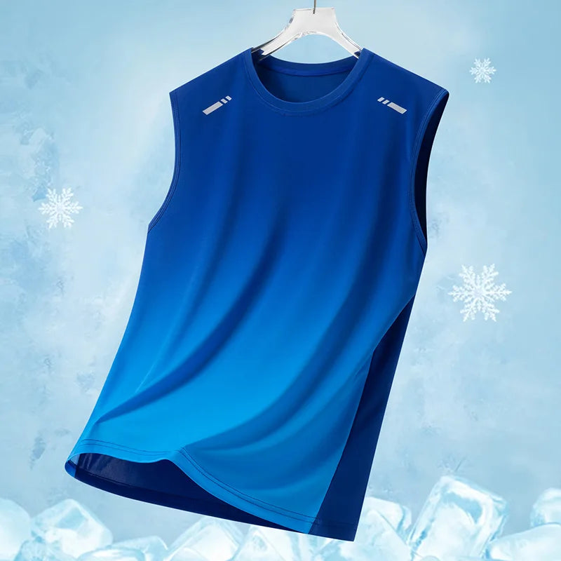 Chaleco de Verano de Secado Rápido para Maratón, Chaleco Deportivo Ligero y Transpirable para Hombre, Chaleco de Malla Absorbente de Humedad para Correr