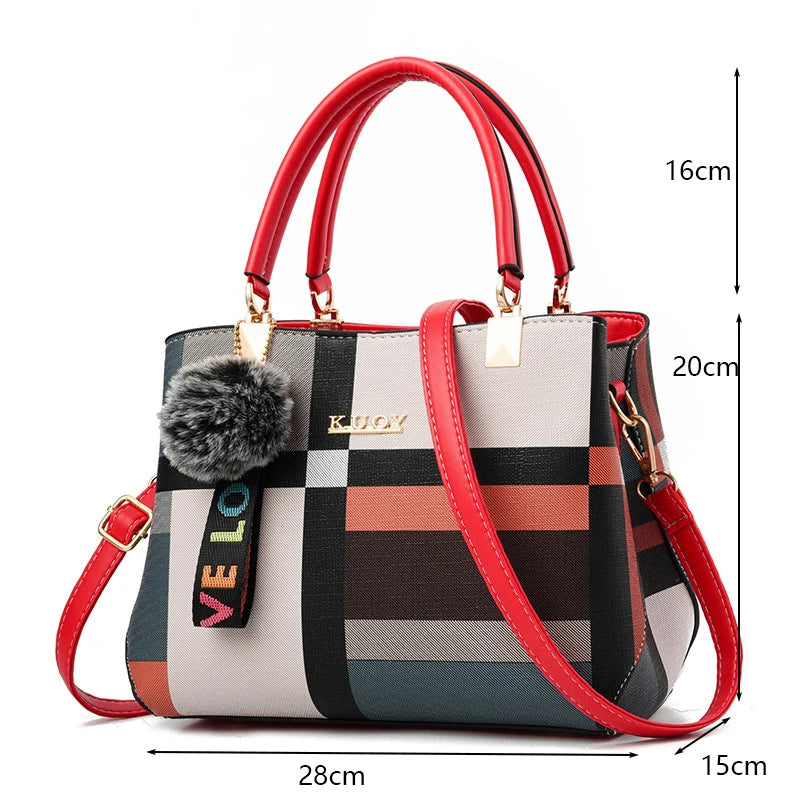Bolso cruzado informal de cuero PU para mujer, bolso de mano de diseñador de lujo, bolso de hombro de viaje de gran capacidad