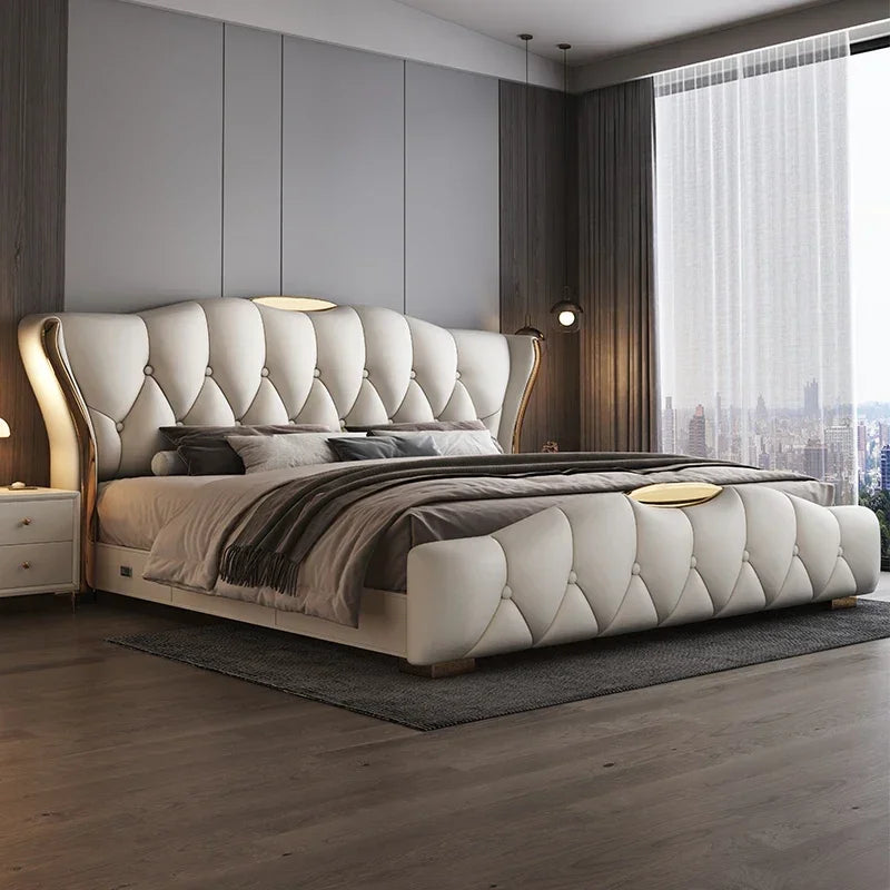 Muebles de dormitorio completos de 180x200cm, juego king, cabeceros dobles, dormitorios matrimoniales, cama queen de tamaño completo, marco de lit