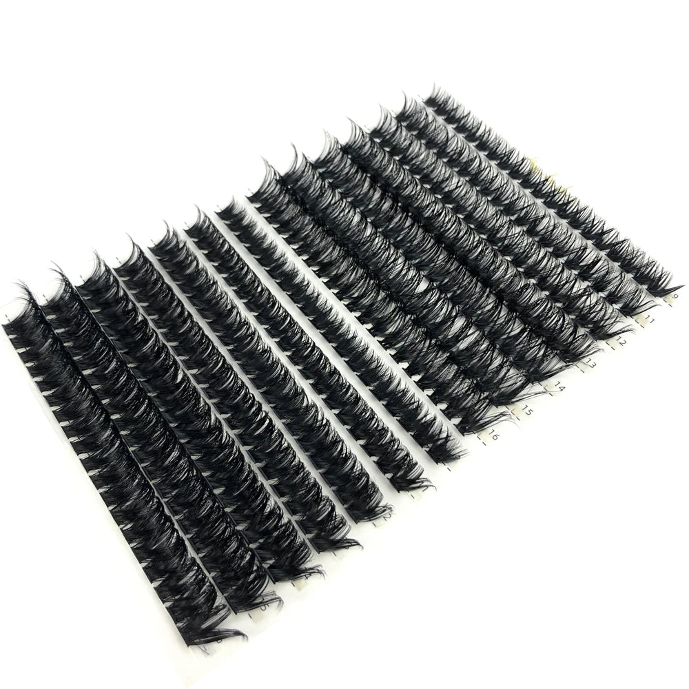 AMSDCN 100/280 grupos 30D 40D 60D 80D pestañas rizadas naturalmente suaves maquillaje DIY pestañas postizas