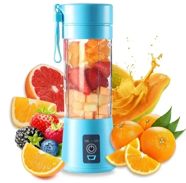 Mini exprimidor eléctrico con carga USB, máquina para batidos y batidos, exprimidor automático de frutas frescas, licuadora de cocina portátil de limón y naranja
