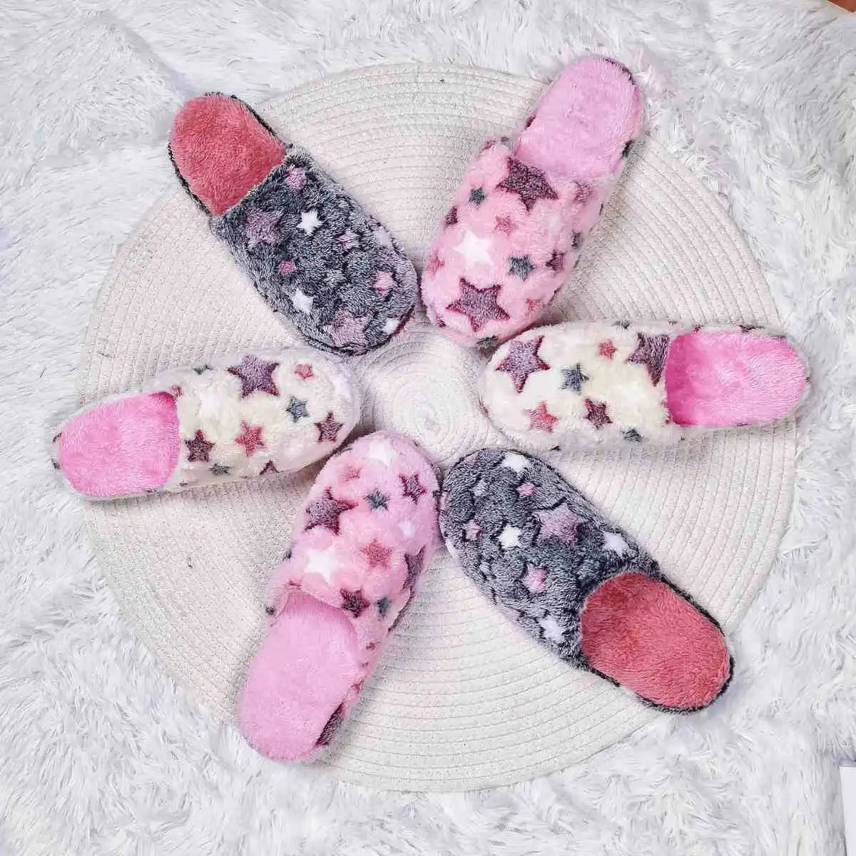 Zapatillas de casa para hombre y mujer, zapatos cálidos de felpa peluda para interior, dormitorio, ligeras, EVA, algodón, chanclas suaves y sólidas, Otoño e Invierno