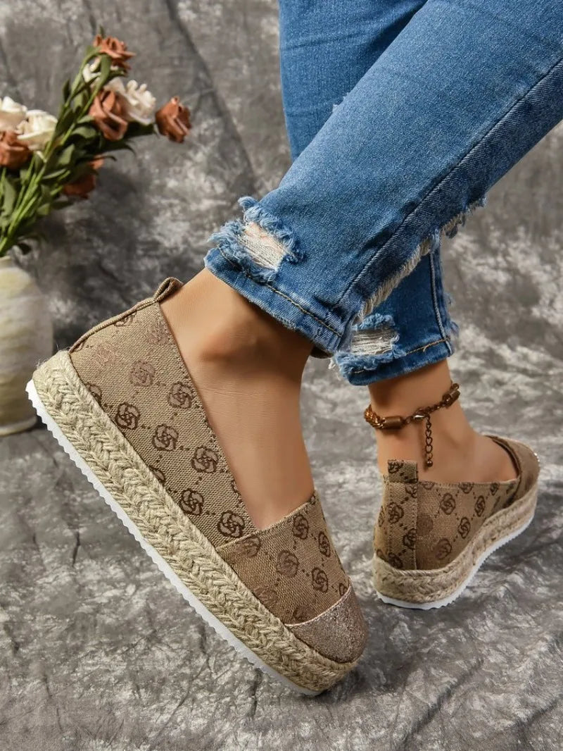 Zapatillas planas con punta redonda para mujer, zapatos de moda informales, antideslizantes, simples, colores mezclados, primavera y otoño