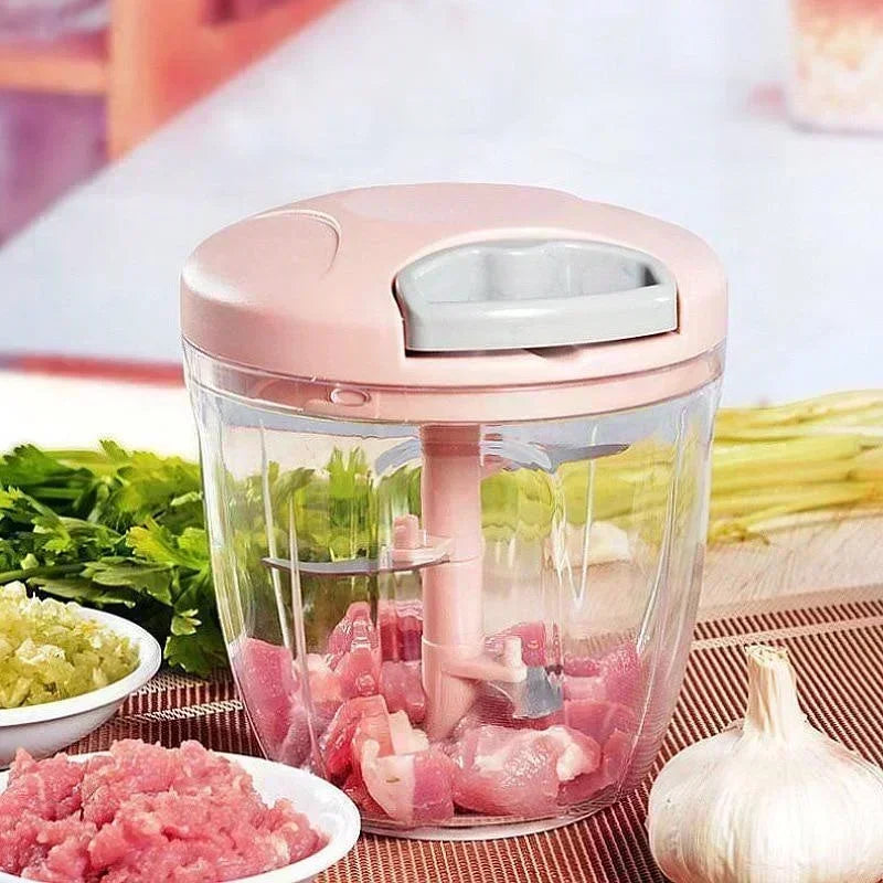 Prensa Manual de ajo para el hogar, picadora multifunción para moler alimentos, cortador de verduras, utensilios de cocina para carne, herramienta trituradora