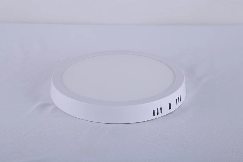 Lámpara de techo Led 110-265V Panel ultrafino luz Led para sala de estar dormitorio iluminación interior 20W 30W luces de techo redondas cuadradas