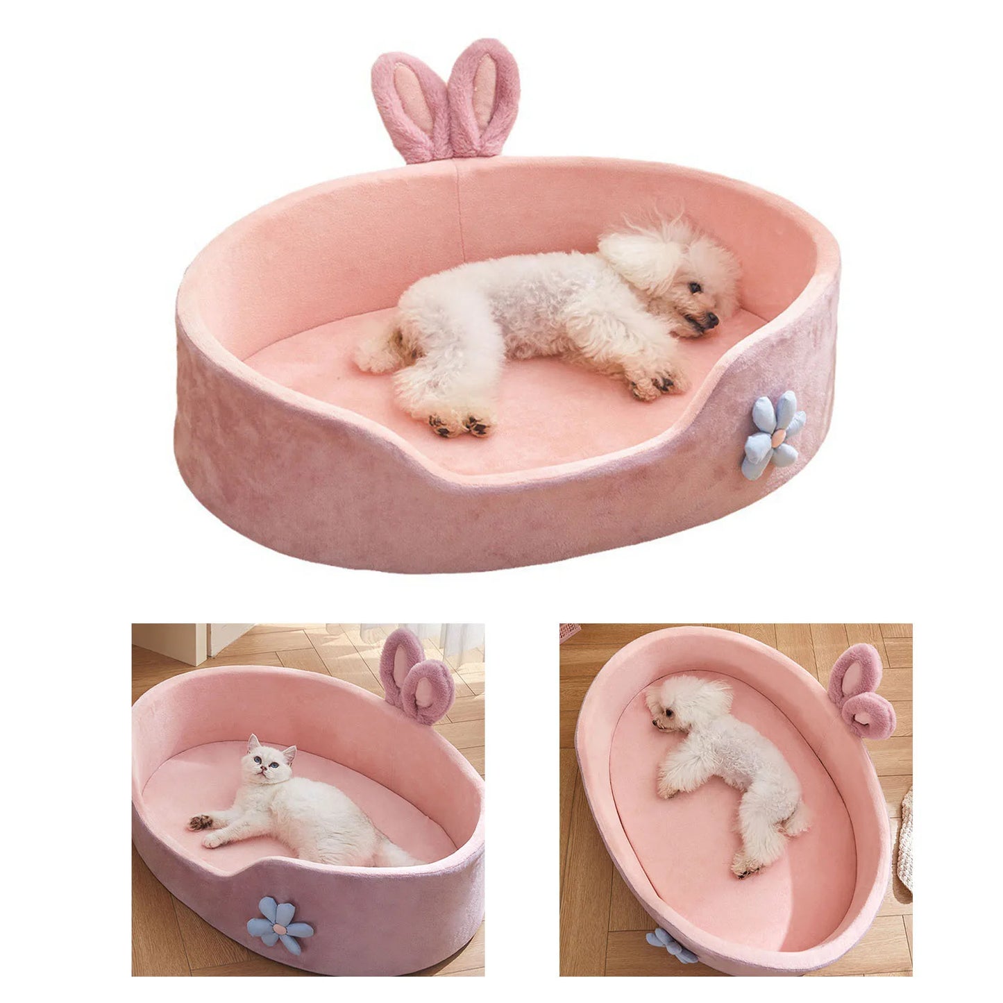 Cama desmontable y lavable para mascotas, cama suave y cálida para dormir, ideal para las cuatro estaciones