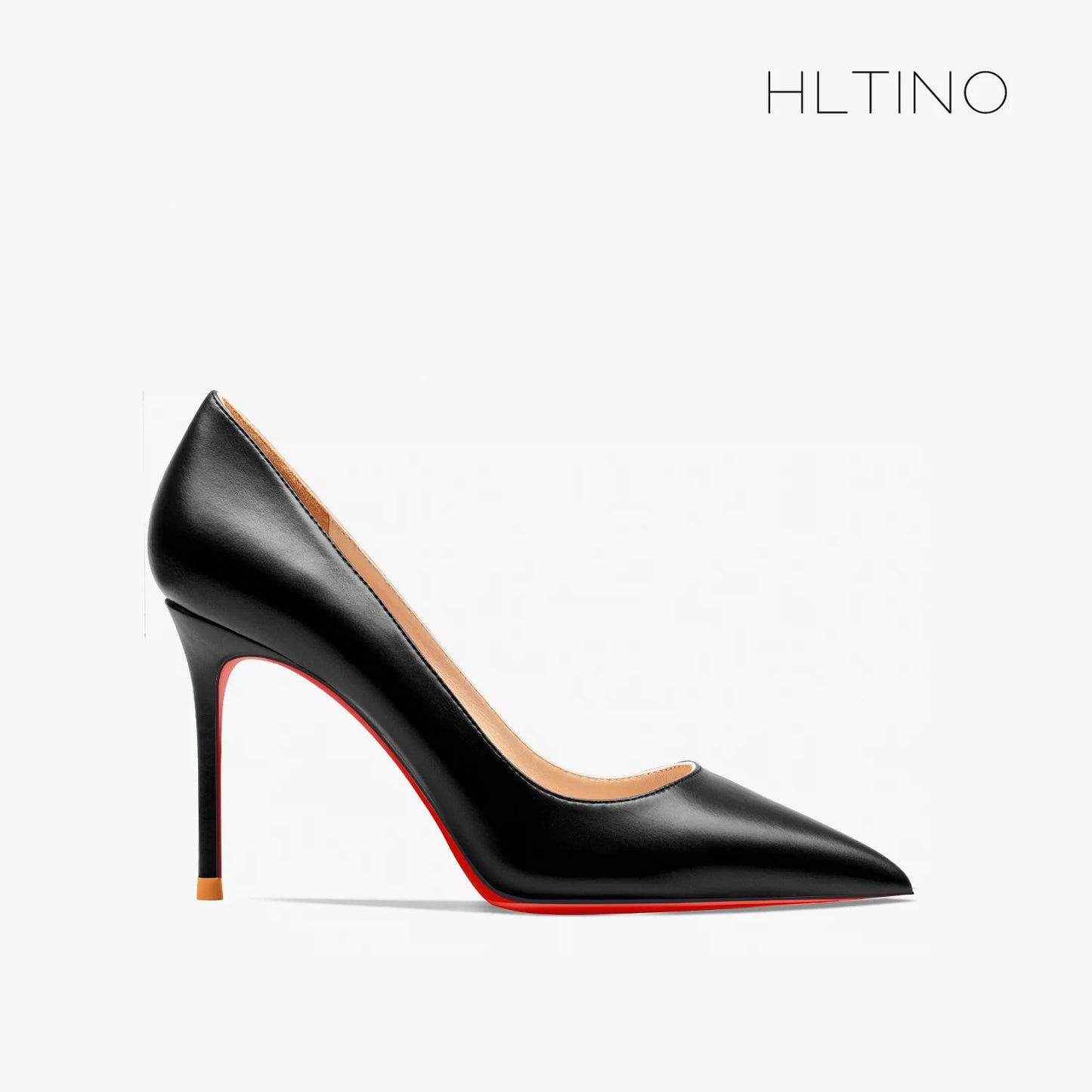 Zapatos de mujer 2025, marca de lujo, zapatos de tacón con suela roja, fondo rojo, puntiagudos, tacones altos de diseñador, zapatos elegantes de fiesta a la moda para mujer, 12cm