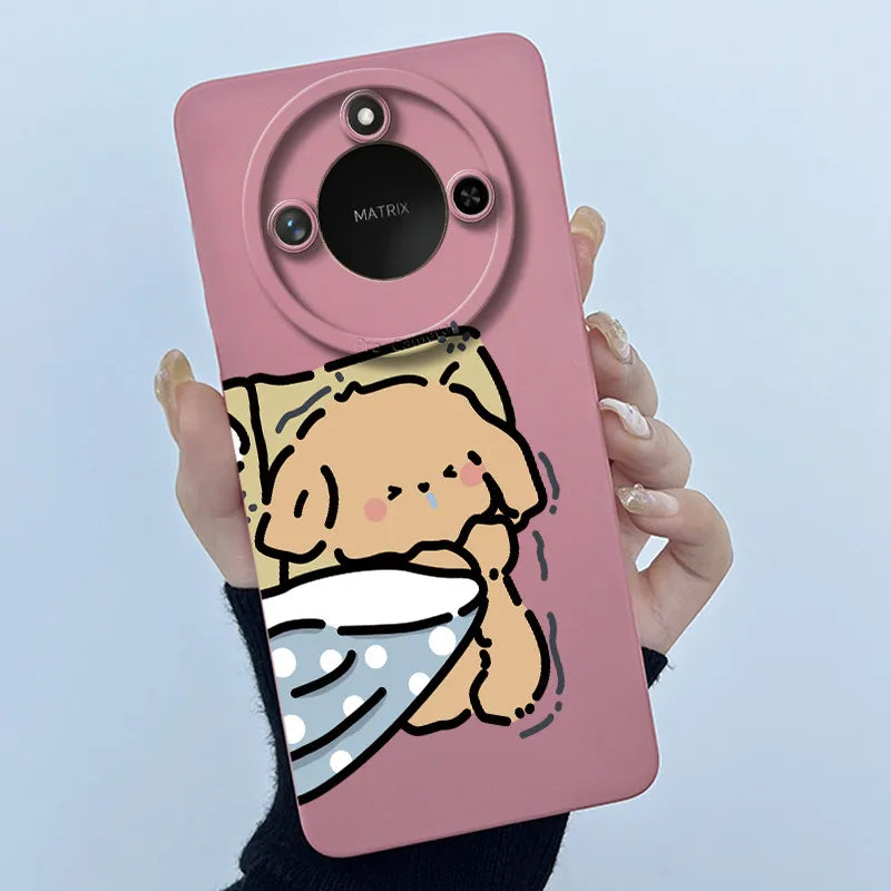 Para Honor X9C Funda de teléfono inteligente X9cSmart Funda de silicona suave dulce moda pintada dibujos animados niños niñas encantadora Funda trasera estampada