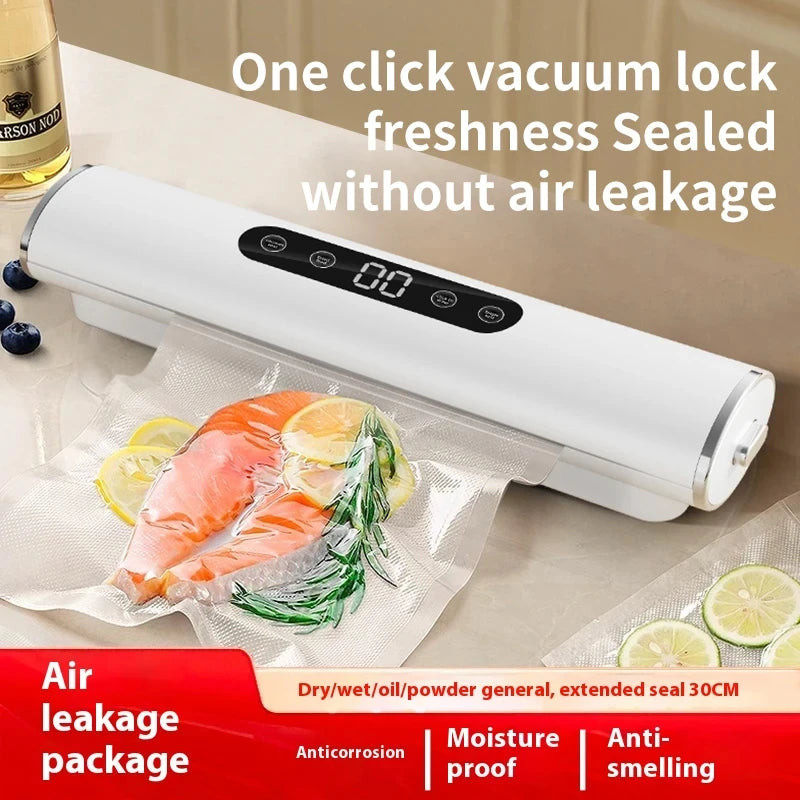 Sellador al Vacío Profesional para Alimentos, Máquina de Sellado para Cocina, Sellador de Bolsas de Plástico para Empacar Productos