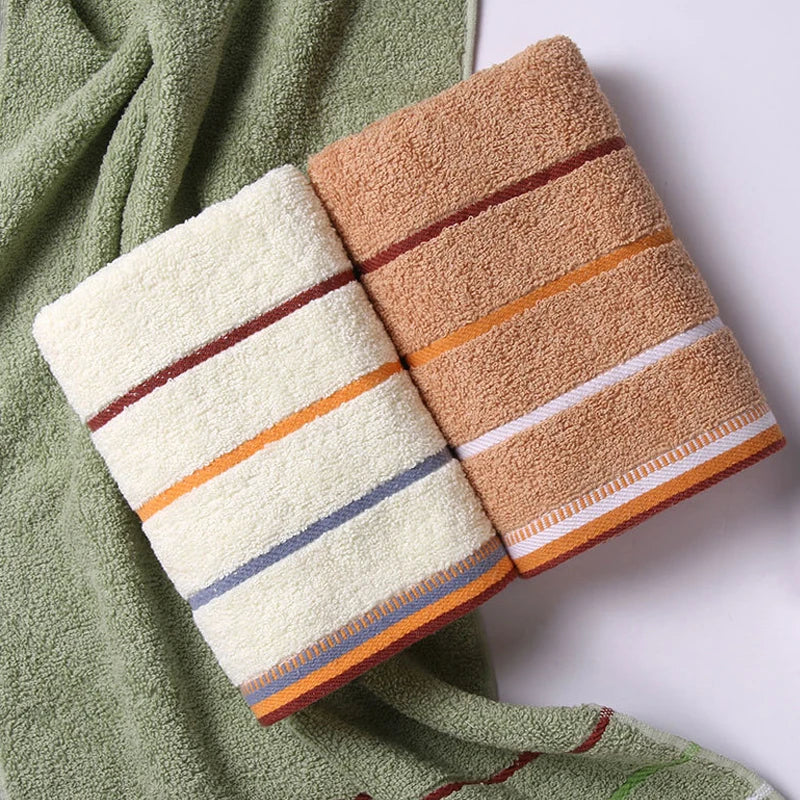 1/2 Toallas de Mano para Baño 100% Algodón, Toallas Gruesas para Cara y Cabello, para Adultos, Hotel, Viajes, Mayor Absorción de Agua