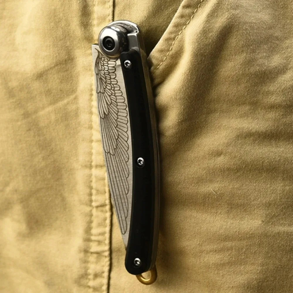 Cuchillo de fruta para el hogar, cuchillo pelador, cuchillo plegable, Mini cuchillo, cuchillo de regalo, cuchillo de cocina, cuchillo portátil