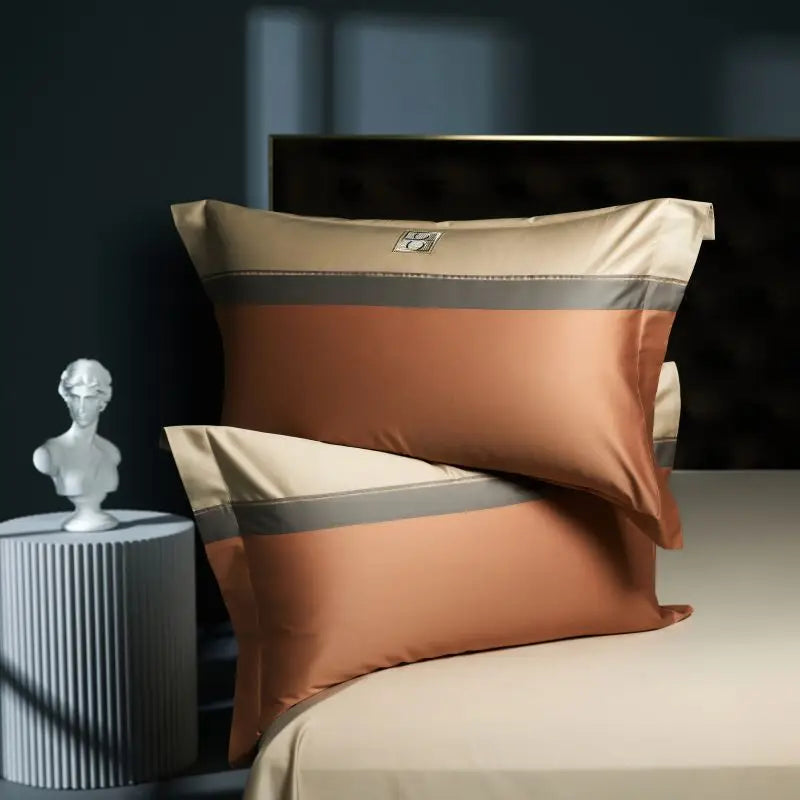 Juego de Ropa de Cama de Lujo de 4/7 Piezas, 1000 Hilos, Algodón Egipcio, Bordado, Tamaño Queen/King, Incluye Funda Nórdica, Sábana/Sábana Ajustable y Fundas de Almohada