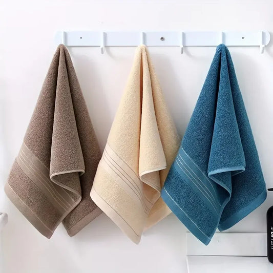 Toalla de baño de algodón grueso aumenta la absorción de agua para adultos Toalla de baño de color sólido de seda dorada Toalla de cara de afinidad suave