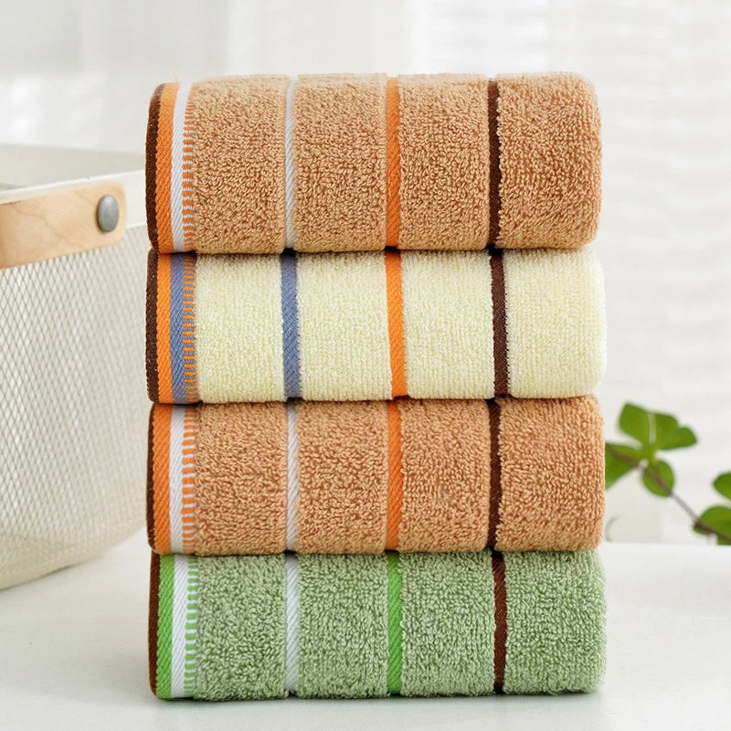 1/2 Toallas de Mano para Baño 100% Algodón, Toallas Gruesas para Cara y Cabello, para Adultos, Hotel, Viajes, Mayor Absorción de Agua