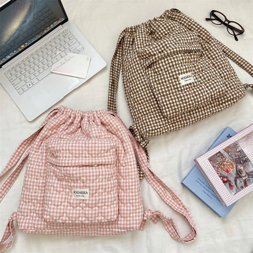 Nueva mochila para niños, bolso escolar portátil de gran capacidad para niños, mochila con cordón para chica a la moda de alta calidad con dibujos animados