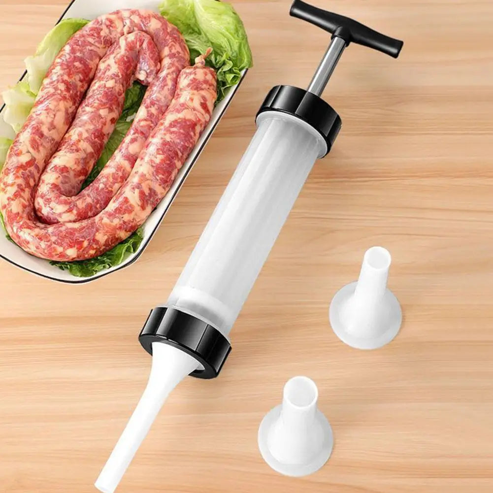 Máquina Manual portátil para hacer salchichas, relleno de salchichas hecho en casa, cocina casera, prensa de relleno de salchichas de inyección pequeña