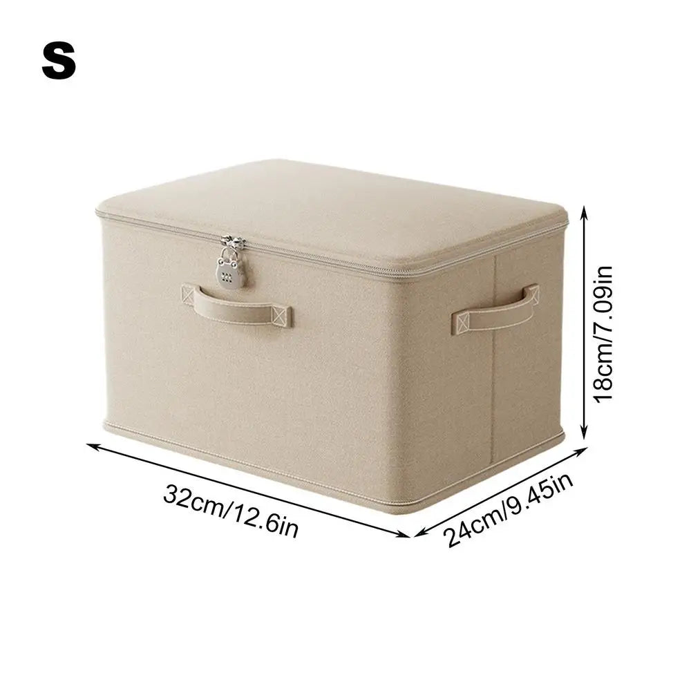 Caja de almacenamiento grande con cerradura, contenedor de almacenamiento apilable seguro con asa, contenedor organizador con bloqueo, cestas de estante lavables para