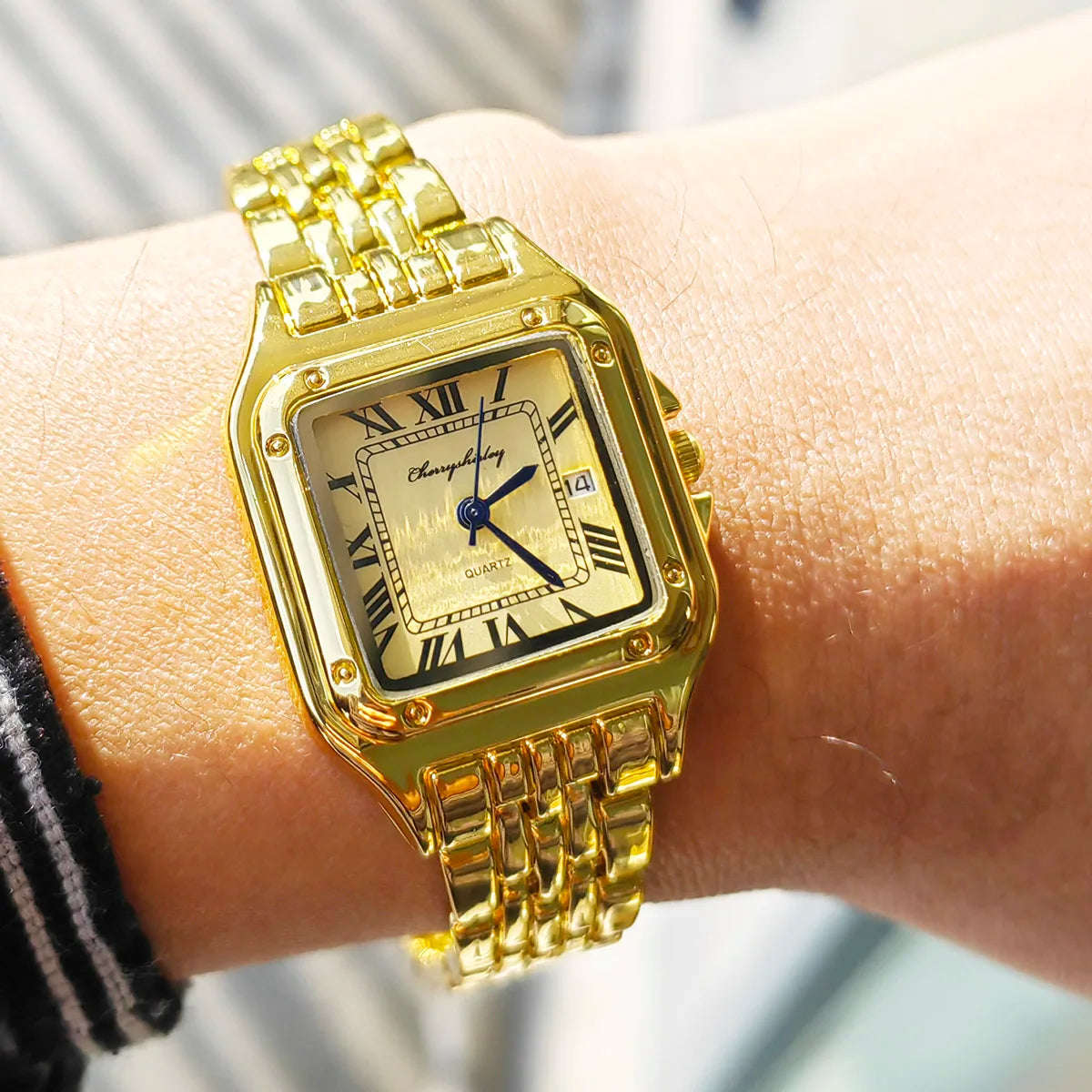Nuevo reloj de moda para hombre, reloj cuadrado de diseño Simple para pareja, reloj de cuarzo, reloj de mujer de acero inoxidable a la moda