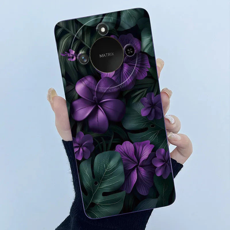 Para Honor X9C Funda de teléfono inteligente X9cSmart Funda de silicona suave dulce moda pintada dibujos animados niños niñas encantadora Funda trasera estampada