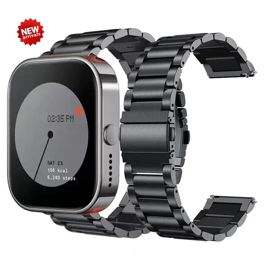 Correa de Metal de acero inoxidable de 22mm para CMF de Nothing Watch Pro, Correa de reloj para CMF Watch Pro 2, Correa de repuesto