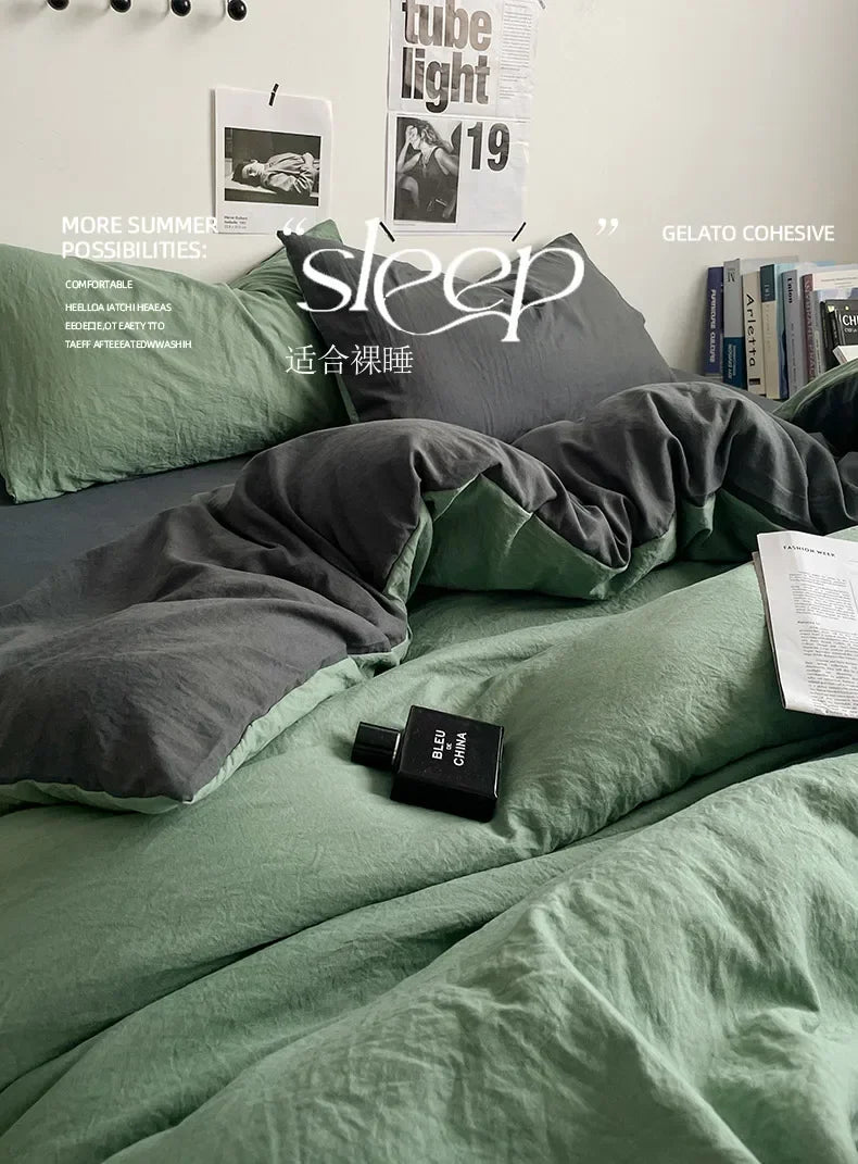 Juegos de edredón de cama, funda nórdica, sábanas con funda de almohada, juego de ropa de cama para cama Queen/King, edredones de cama