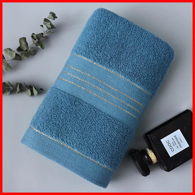Toalla facial totalmente de algodón Clase A, Jacquard absorbente grueso, poliéster, algodón, agradable para la piel, Toalla de baño de algodón puro, toalla para adultos
