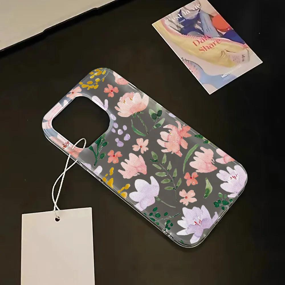 Fundas Transparentes Mate para iPhone 17 16 15, Funda para iPhone 16 Pro Max 15 14 12 11 13 Air, Fundas Protectoras Antigolpes, Cubierta Suave para Teléfono