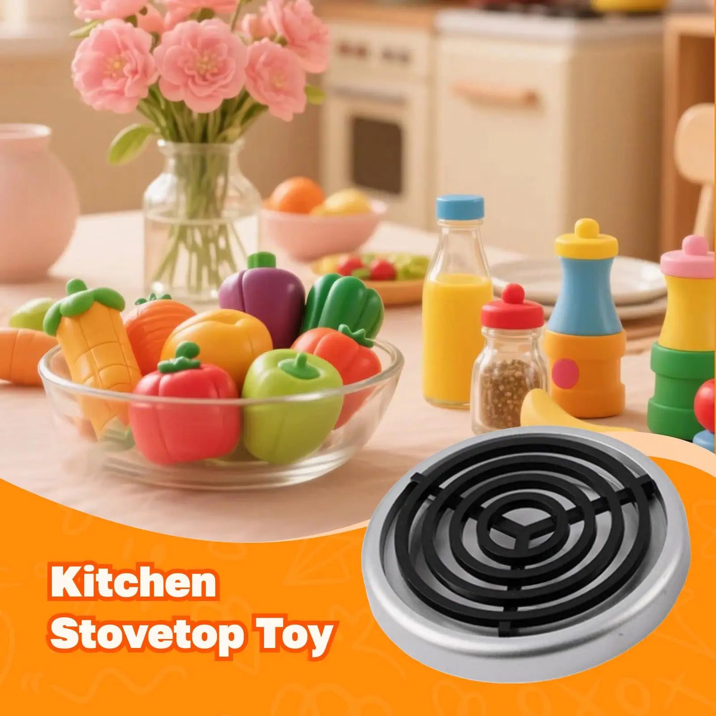 Juguete de Cocina para Niños, Regalo de Cumpleaños, Juego de Roles Simulado, Elegante Mini Cocina de Juguete, Juego de Imitación de Cocina para Niños