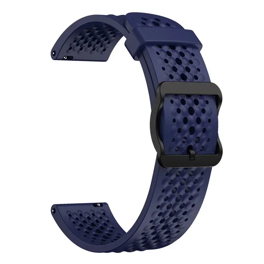 Correa de 22mm para Garmin Forerunner 570 47mm 265 255 M correa de reloj para Garmin Venu 3/Vivoactive 4 pulsera deportiva de silicona transpirable