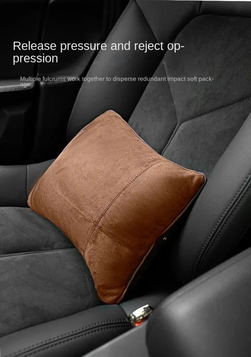 1/2 Uds reposacabezas de coche soporte para el cuello asiento/Clase de diseño Maybach suave Universal ajustable almohada de coche cojín de descanso para el cuello de alta calidad