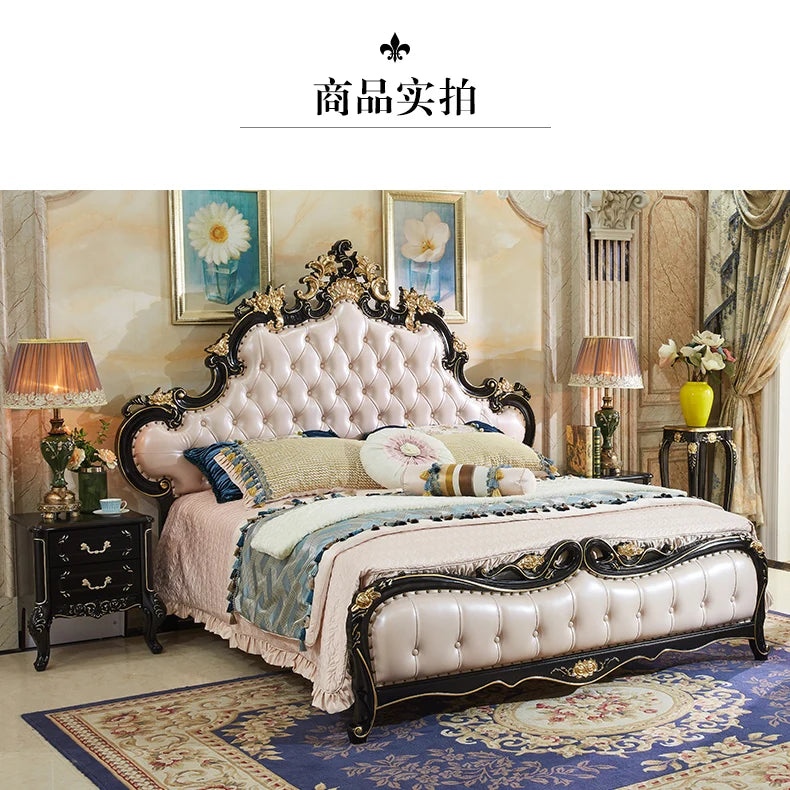 Diseño de cama único para boda, organizador seguro de alta calidad, estética de cama de moda, Muebles gemelos cómodos, Muebles de dormitorio