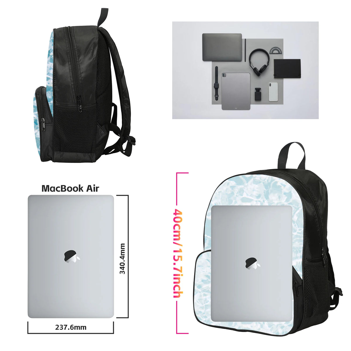 Ronaldo-Juego de 3 uds. De mochila deportiva, bolso de hombro, estuche para lápices, mochila CR, bolsas para libros de estrella de fútbol para niños y niñas, el mejor regalo