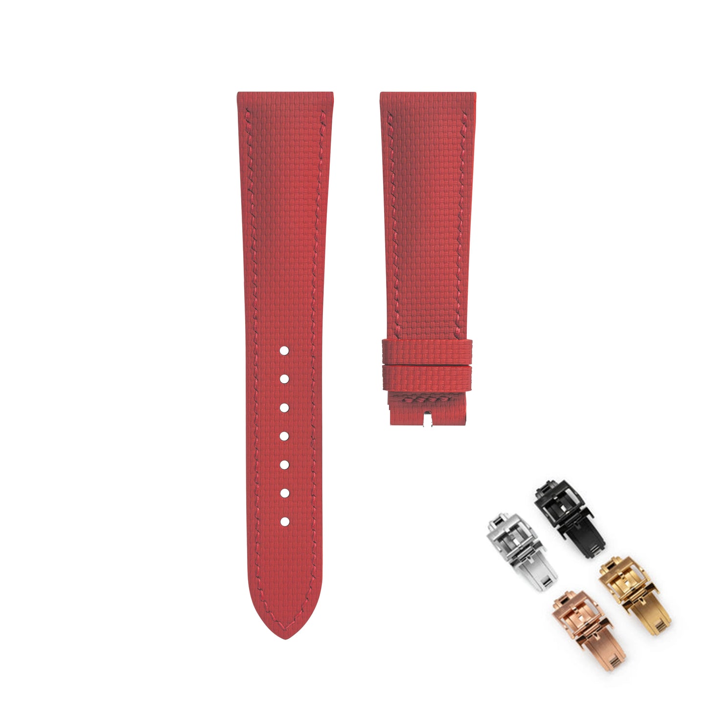 Correa de reloj de goma FKM de 18mm, 19mm, 20mm, 21mm y 22mm, compatible con Omega Seamaster 150 Omega Speedmaster Swatch