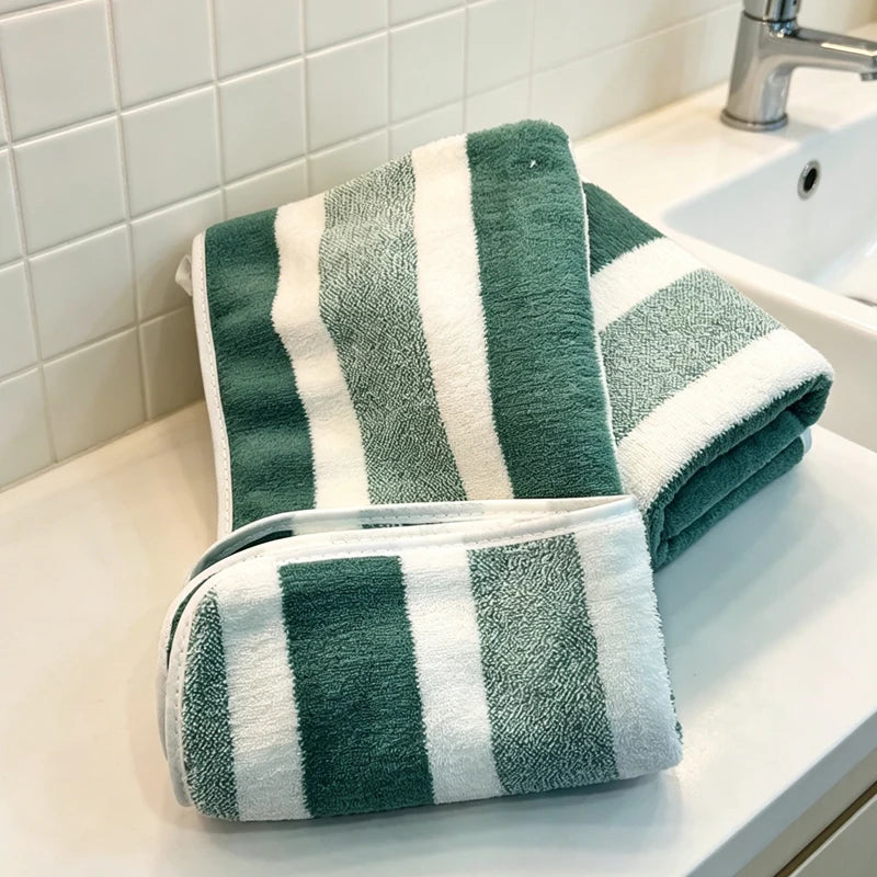 Paquete de 2 Toallas con Alta Capacidad de Absorción de Agua, Secado Rápido, Sin Desprendimiento de Pelusa y Durabilidad - Muy Adecuadas para el Hogar, la Playa y el Rostro