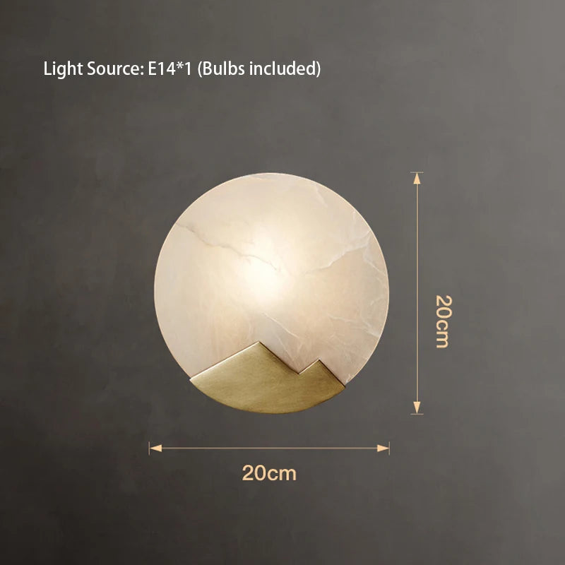 Iluminación colgante de piedra de mármol de alabastro de diseño moderno de alta gama, lámpara de decoración de escalera de isla de cocina española, lámpara de techo LED