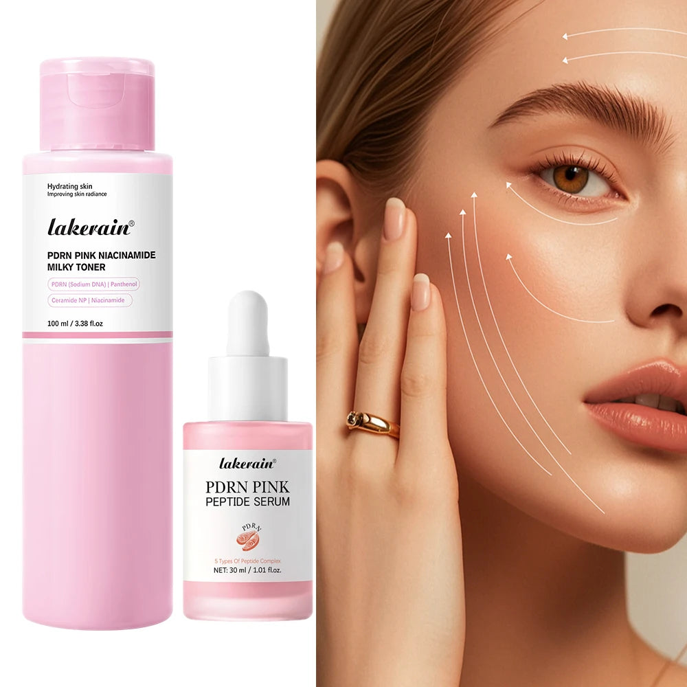 Salmón DNA PDRN, suero péptido rosa, suero brillante rosa, elimina la oscuridad de la piel, hidratante, reafirmante, cuidado de la piel coreano