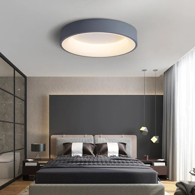 Lámpara de Techo LED de 30/40/50 cm, Lámpara de Iluminación para Dormitorio, Control Remoto, Lámpara Redonda para Sala de Estar, Comedor, Decoración del Hogar, Lámparas de Lujo