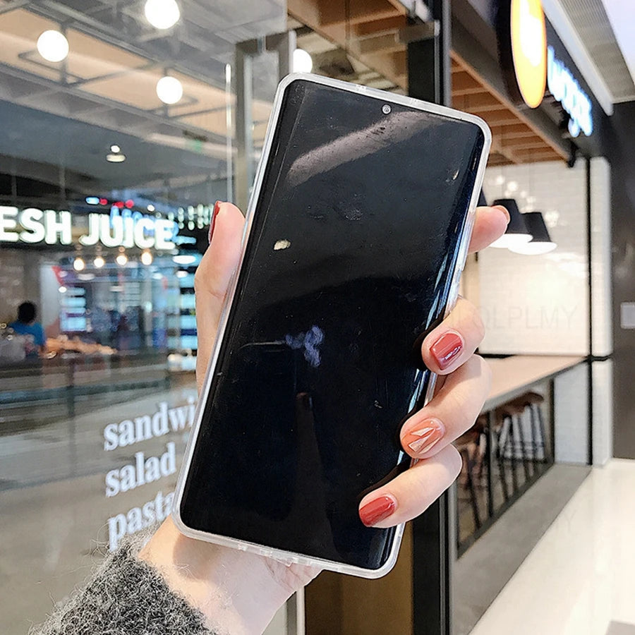 Funda de silicona con espejo de maquillaje para Huawei P30 Lite P40 P50 Pro Mate 50 Nova 7i 9 SE Y70 P Smart 2021