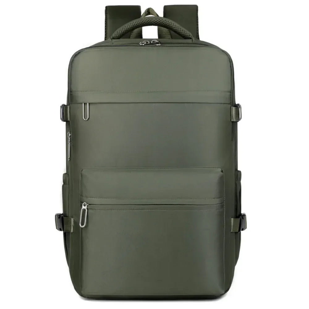 Mochila de compresión al vacío para hombre, mochila para ordenador portátil, mochila de viaje al vacío para senderismo, mochila Ryanair, bolsa de cabina de 46x30x20