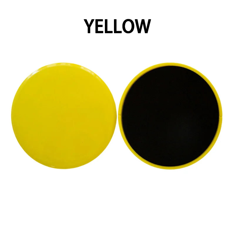 Discos deslizantes de Yoga de Color sólido, almohadillas deslizantes para pies, equipo de entrenamiento para entrenamiento de núcleo Abdominal, moldeador de cuerpo, 2 uds.